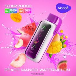 Vozol Vape Toronto PEACH MANGO WATERMELON VXBH4616 VOZOL STAR 20000